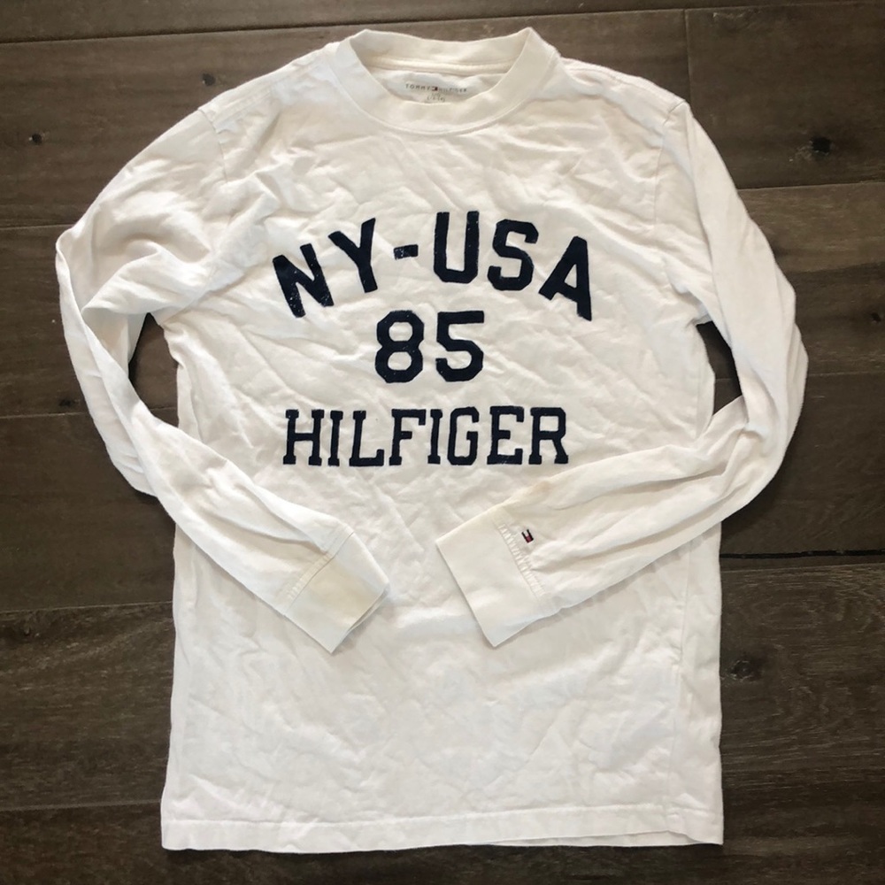 Tommy Hilfiger long sleeves white t-shirt